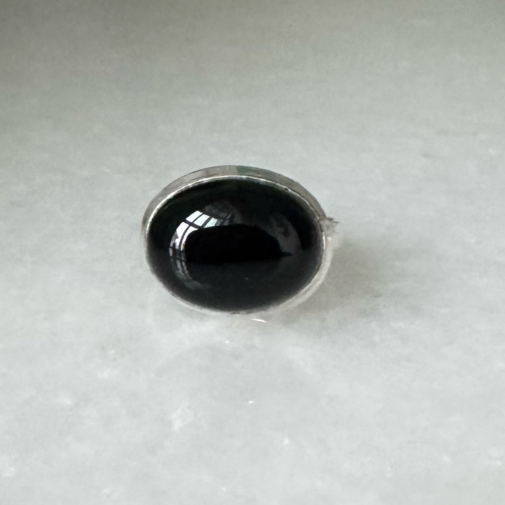 NWOT Sundance Dark Pool Ring, Onyx, Sterling Silver